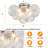 Modern Bubble Glass Flush Mount Ceiling Light-126616256