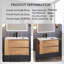Meuble-lavabo mural simple avec comptoir 30 po Rhyss-3812272