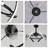 Ludovico 24" DIY Shape Adjustable Ceiling Fan with Lights Remote and APP Control-2035318135