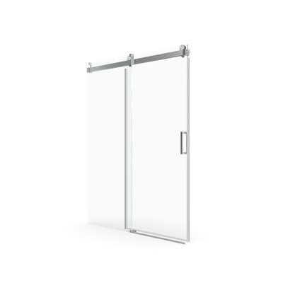 76" High Shower Door, 1/4" Tempered Glass With -Proof Exhibition, , Brushed Nickel Spout Attribute, Core