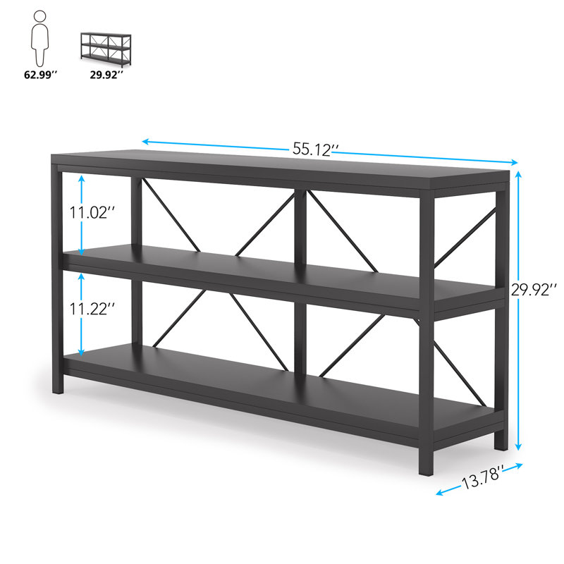 140cm Console Table, Black