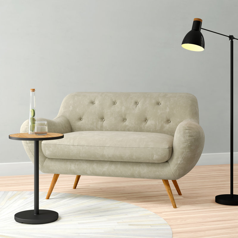 Jefferson 2 Seater Loveseat, Light Grey