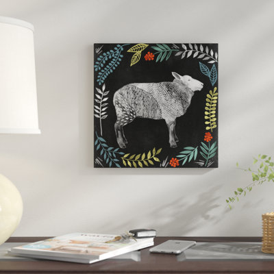 « tableau noir campagne iii », impression sur toile