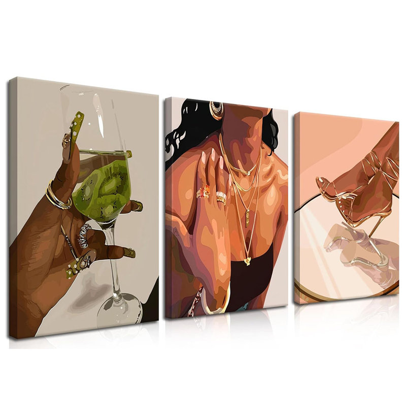 3 Piece Wrapped Canvas Print