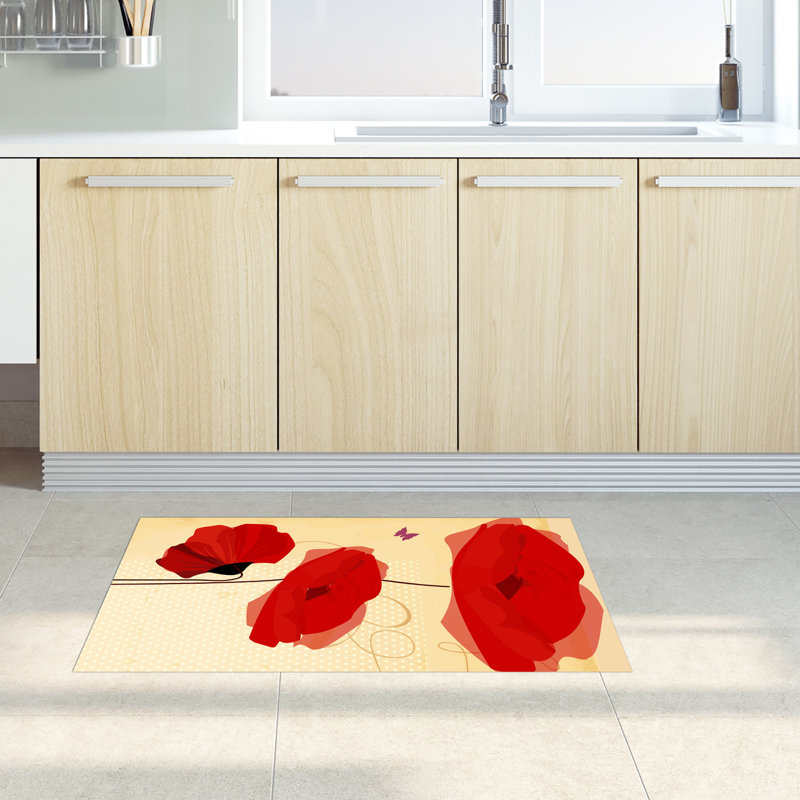 Frimmy Floral Area Rug, Rectangle 52 x 280cm