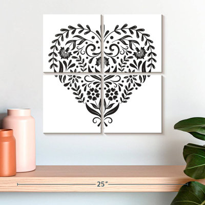 Hardie Folk Heart - noir