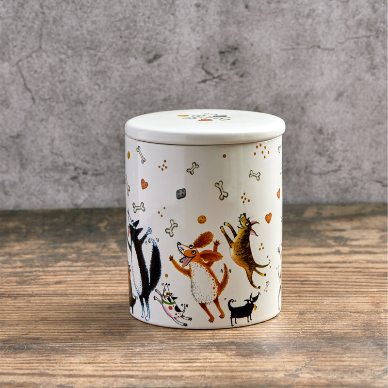 From Wags to Whiskers Dog Treat Jar