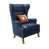 Similicuir bleu marine est en rupture de stock