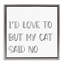 «My Cat Said No Froater Floater», art mural sur toile par SD graphiques Studio-189436116-193198780