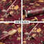 Red and Gold Floral Wallpaper, Self Adhesive, Vintage Bird Pattern, Waterproof Sticky Back Plastic Wallpaper, 44.5 CM x 7 M
