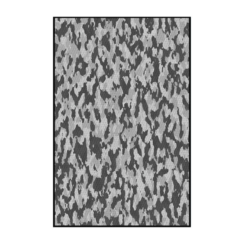 Tapis gris Power Loom, Rectangle 2 pi x 3 pi