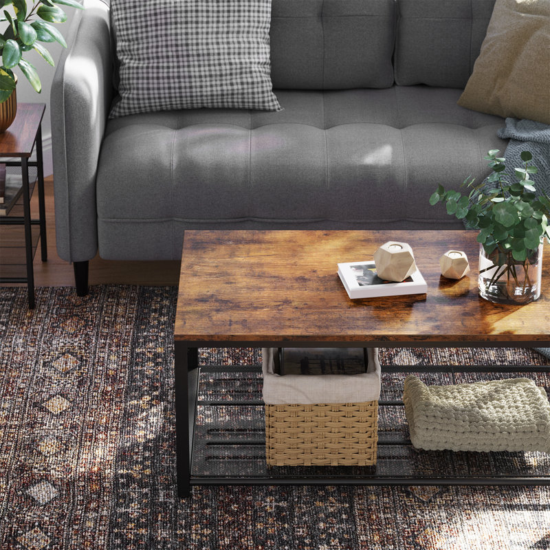 Table basse rectangulaire avec rangement Faedo