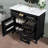 Bathroom Vanity with Sink, Flip Drawers and Adjustable Shelf-1678871988