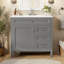Meuble-lavabo moderne simple avec rangement spacieux et design élégant