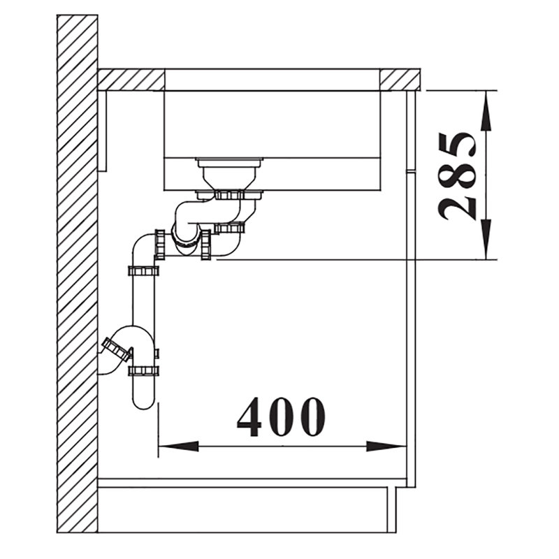 Solis 1.5 Bowl Undermount Kitchen Sink