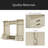 4-In-1 Detachable Hall Tree With Storage And 7 Hooks, Multiple Functions Hallway Coat Rack With Storage Drawers And Cabinet, Antique Shoe Bench For Entryway Hallway-1143121828