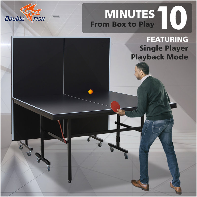 Ensemble de table de ping-pong pliable et portable 9 pi DOUBLE Fish