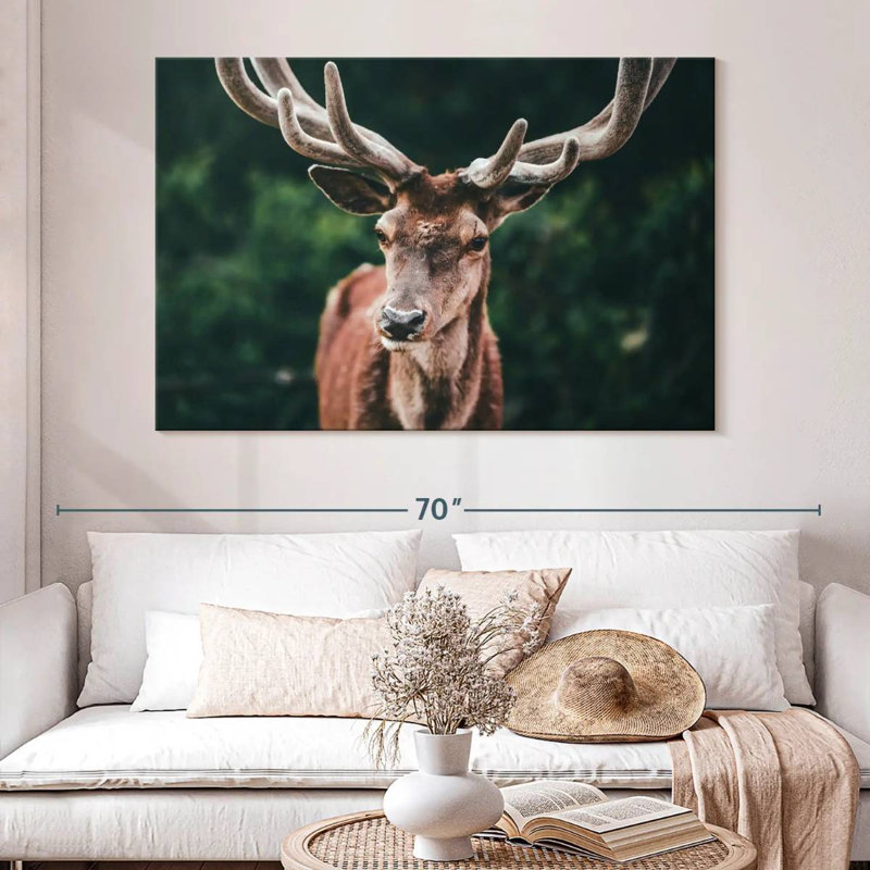 Majestic Red Deer, 34" H x 51" W