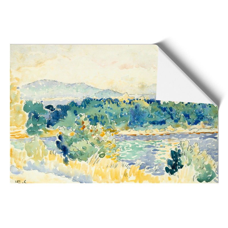 Landscape Vol.4 by Henri-Edmond Cross - No Frame Painting, 42cm H x 59cm W x 0.1cm D