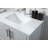 Everett 30'' Single Bathroom Vanity with Engineered Marble Top-147789323