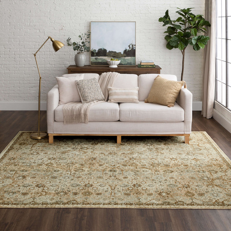 Divina Damask Indoor Rug, Rectangle 5' x 7'10"