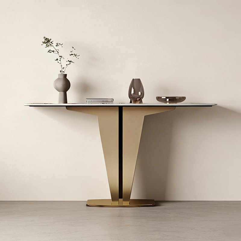 Console Modern Minimalist Luxury Art, H 33,46 po x l 62,99 po x P 13,78 po