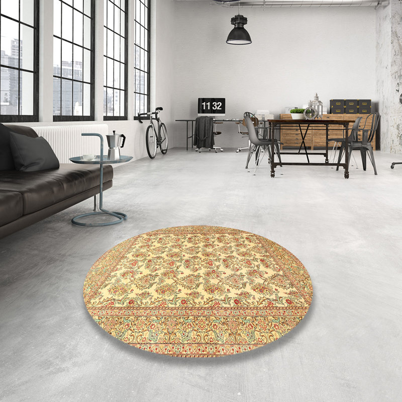 Chandni Oriental Indoor Rug, Round 7'