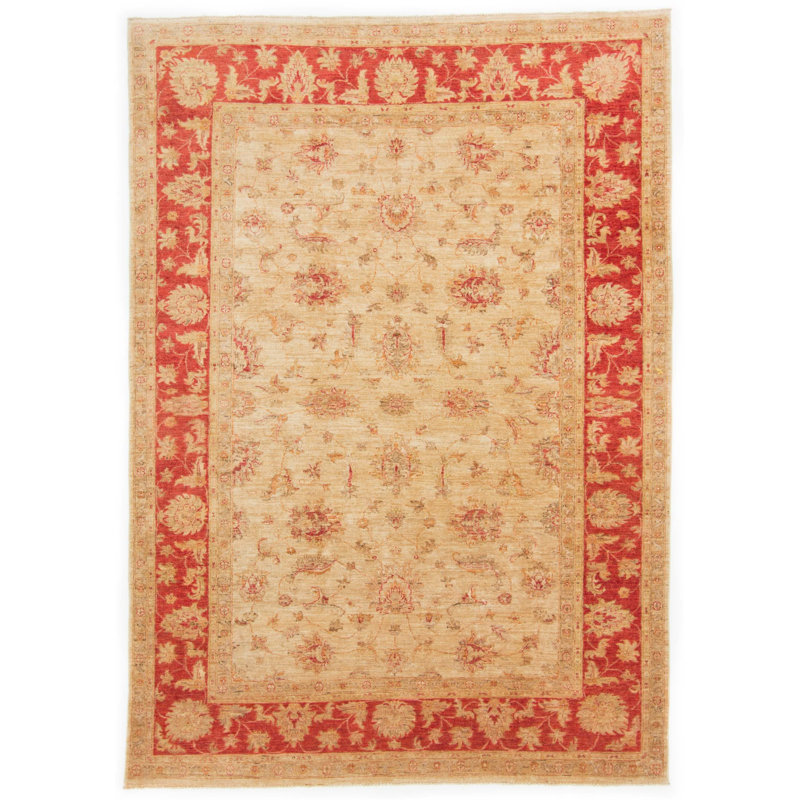 Floral Wool Hand Woven 202cm X 283cm Area Rug