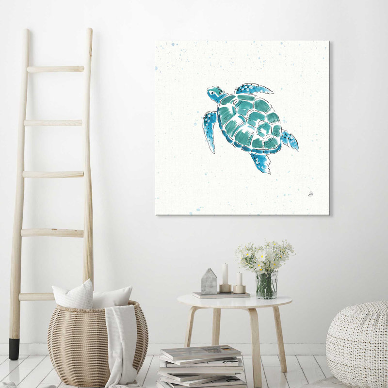 « maritime vii », reproduction d’art sur toile encadrée, H 18 po x l 18 po x P 1 po, Toile tendue