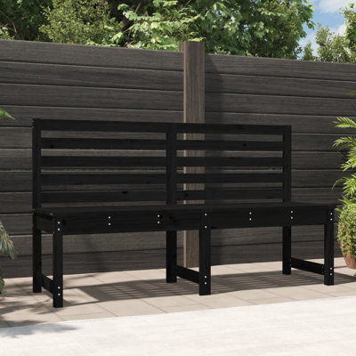 Plattekill Solid Pine Wood Outdoor Bench