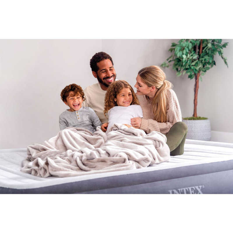 Lit gonflable grand confort Intex avec technologie Fiber-Tech