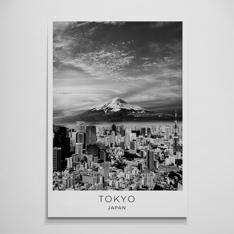 Tokyo City Japan - Wrapped Canvas Art Prints, 117cm H x 84cm W