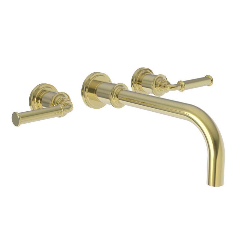Wall Mount Lavatory Faucet, Forever Brass (PVD)