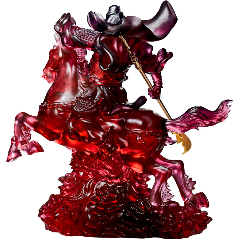 General Guan Gong, Righteous One Crystal Figurine