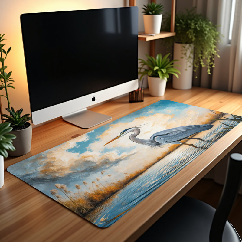 Polyester Desk Pad, 31.5x15.5