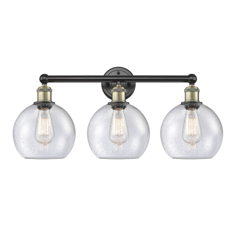 Ellington 3 - Light Dimmable Vanity Light, Black Antique Brass