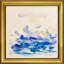 The Touch of Ocean No.1 by Fanyu Lin - Single Picture Frame Painting