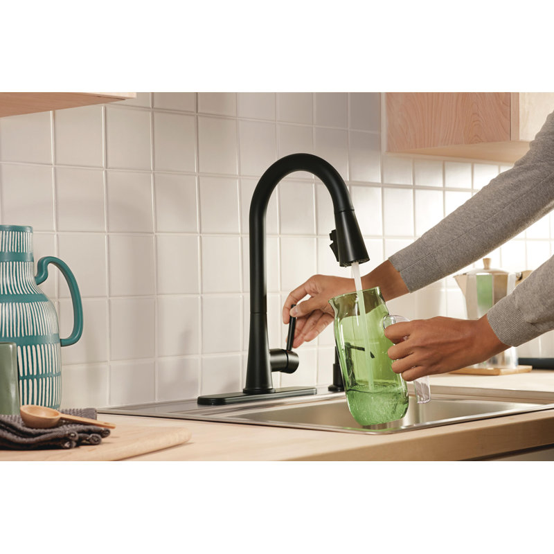 Peerless Precept Pull Down Kitchen Faucet, Matte Black