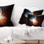 Coussin lombaire spacescape entre deux planètes