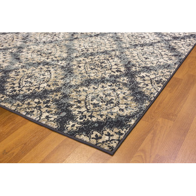 Tapis bleu / ivoire Morocco