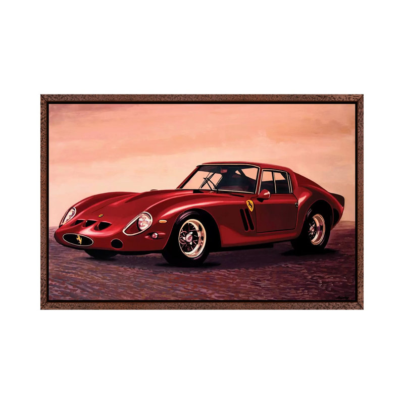 Ferrari 250 GTO 1962 by Paul Meijering - Painting on Canvas, 45.72cm H x 66.04cm W x 3.81cm D