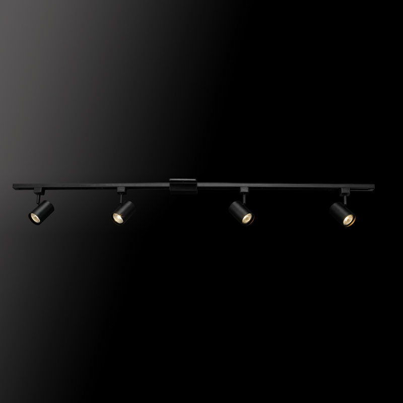 Tribeca 56" 4-Light Track Light Kit, Black
