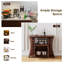 Wood Bar Cart