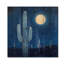 Cactus Saguaro sous les étoiles II - impression de cactus floral sur bois de pin naturel-1771610335