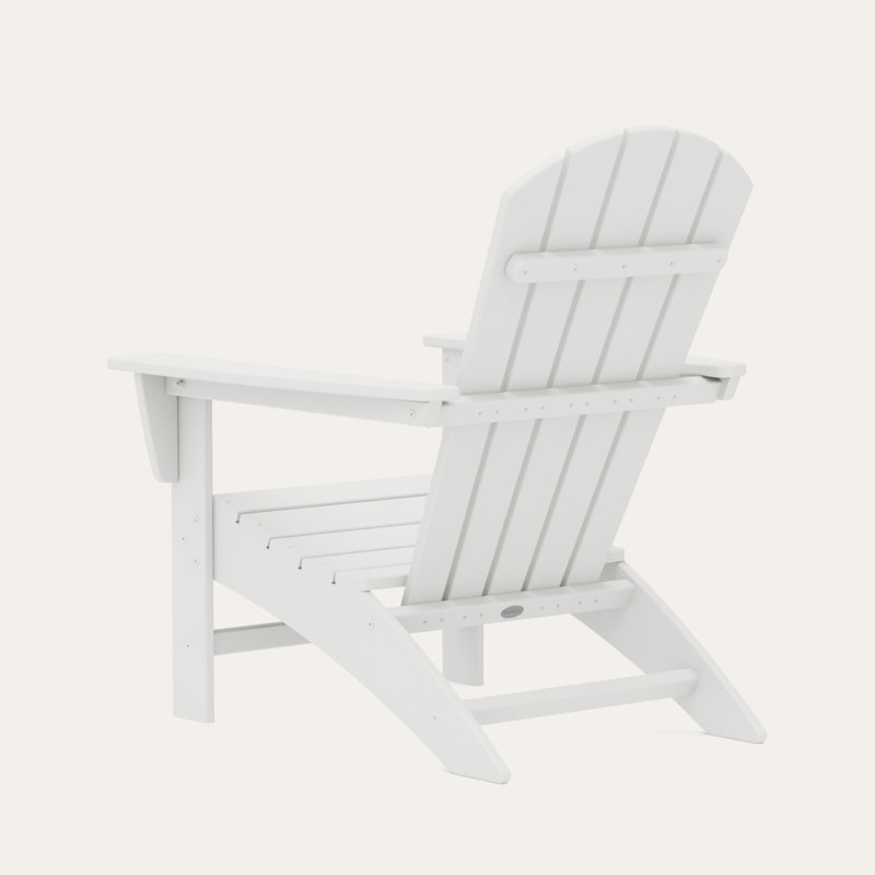 Chaise Adirondack POLYWOOD Nautical, Blanc