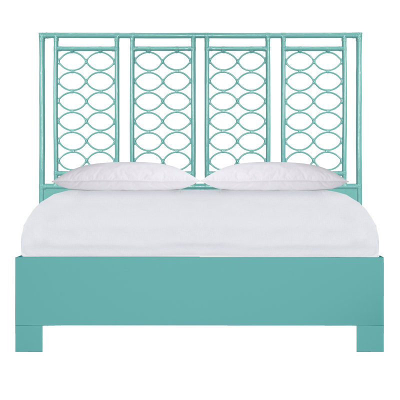 Infinity Low Profile Standard Bed, King, Turquoise