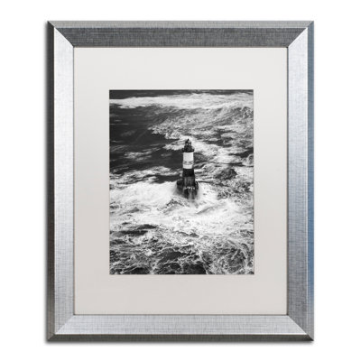 Hockman, «Armen Lighthouse Against Ruzica», reproduction de photo encadrée