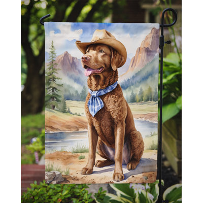 Drapeau Cowboy Welcome Garden