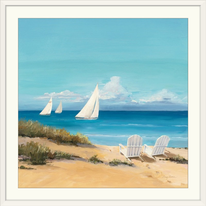 «Réglage de la voile», impression de beurres, H 35 po x l 35 po x P 1,5 po, Toile
