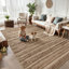 Tapis moderne neutre lavable pour le salon de la chambre à coucher-129879305-129913344